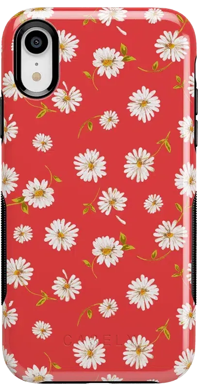 Daisy Daydream | Red Coral Floral Case