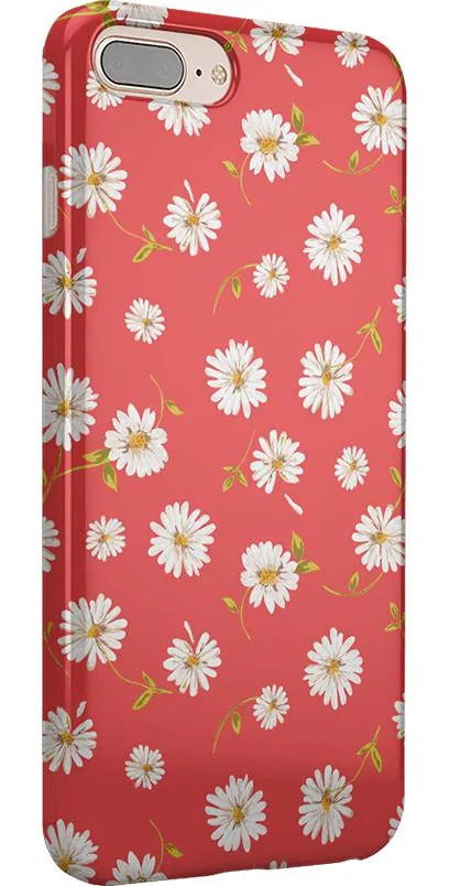 Daisy Daydream | Red Coral Floral Case