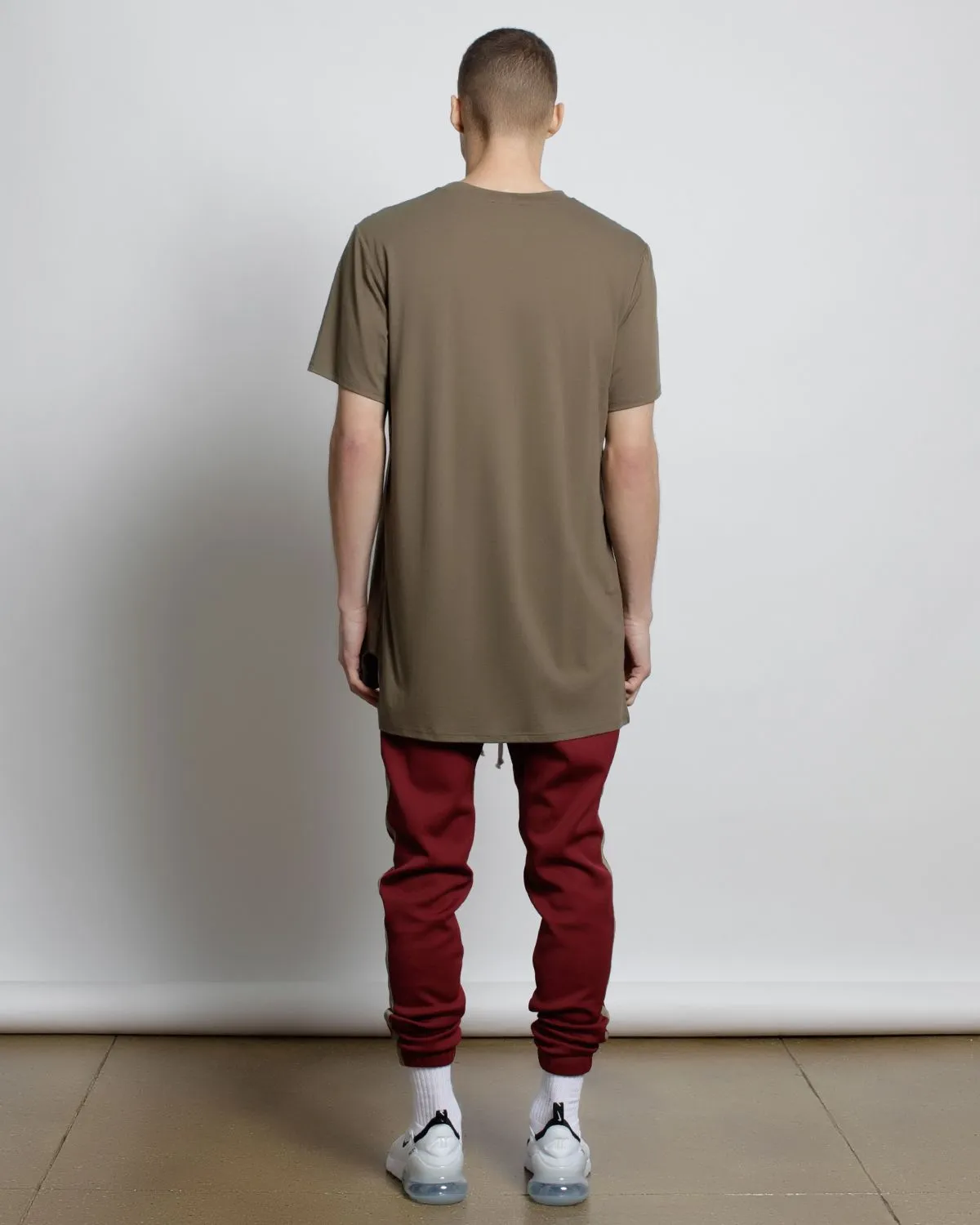 Dawson Long Tee With Side Detail Logo