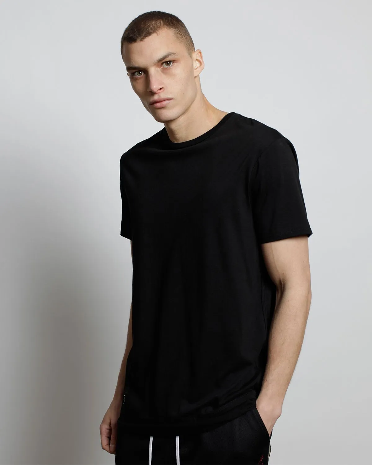 Dawson Long Tee With Side Detail Logo