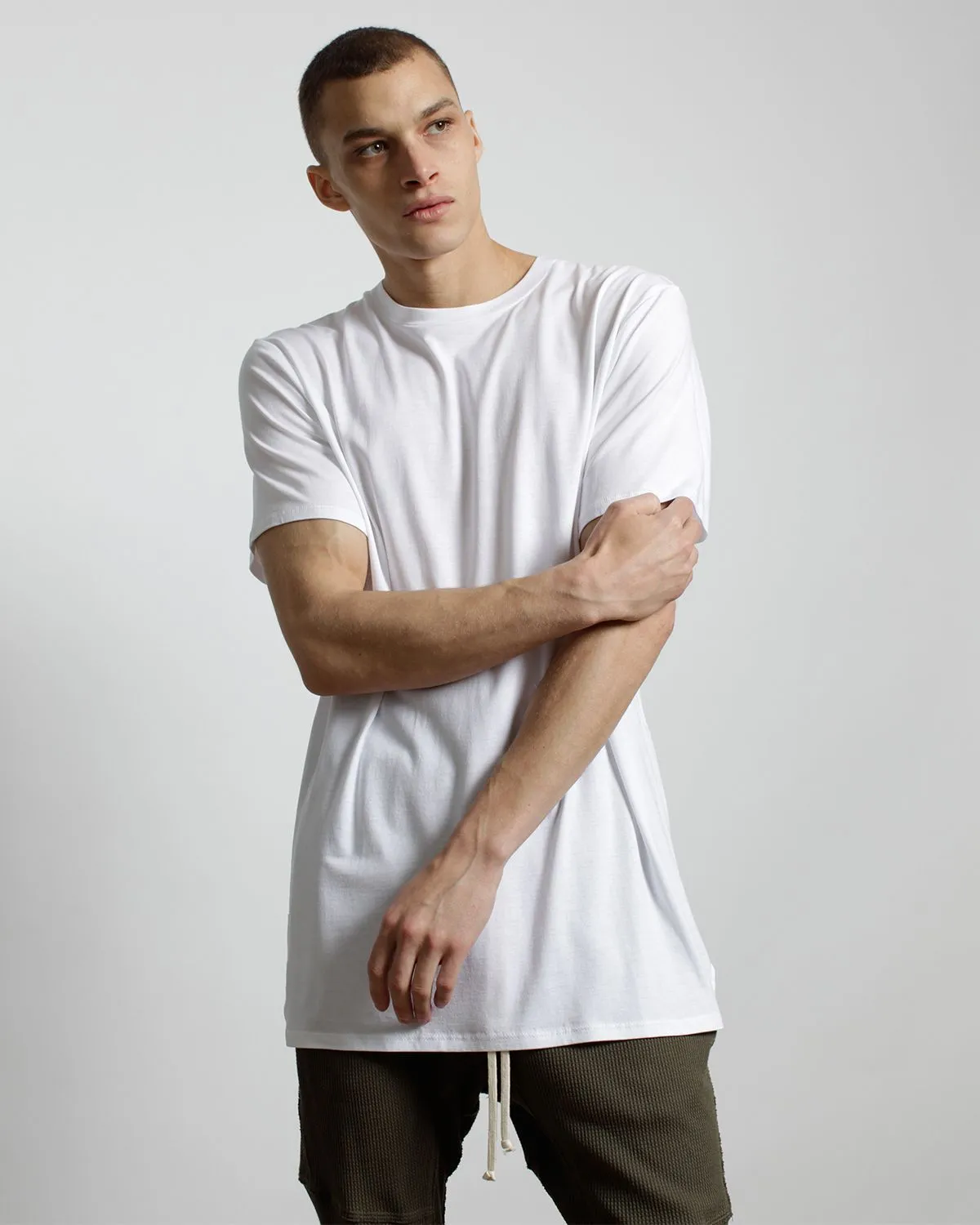 Dawson Long Tee With Side Detail Logo