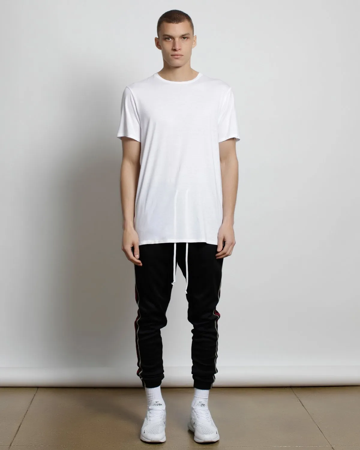 Dawson Long Tee With Side Detail Logo