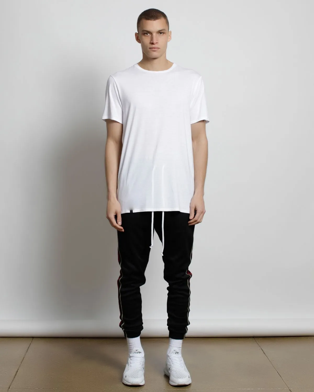 Dawson Long Tee With Side Detail Logo