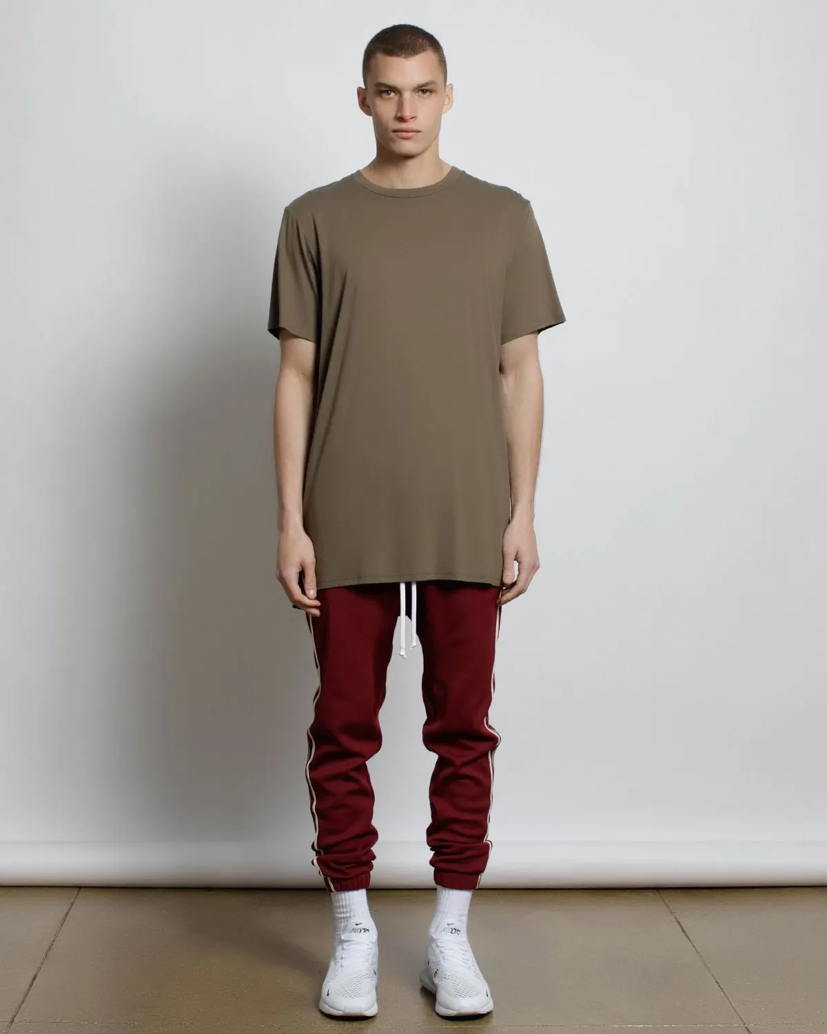 Dawson Long Tee With Side Detail Logo