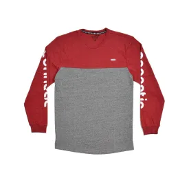 Deck Logo Two Tone Long Sleeve Tee