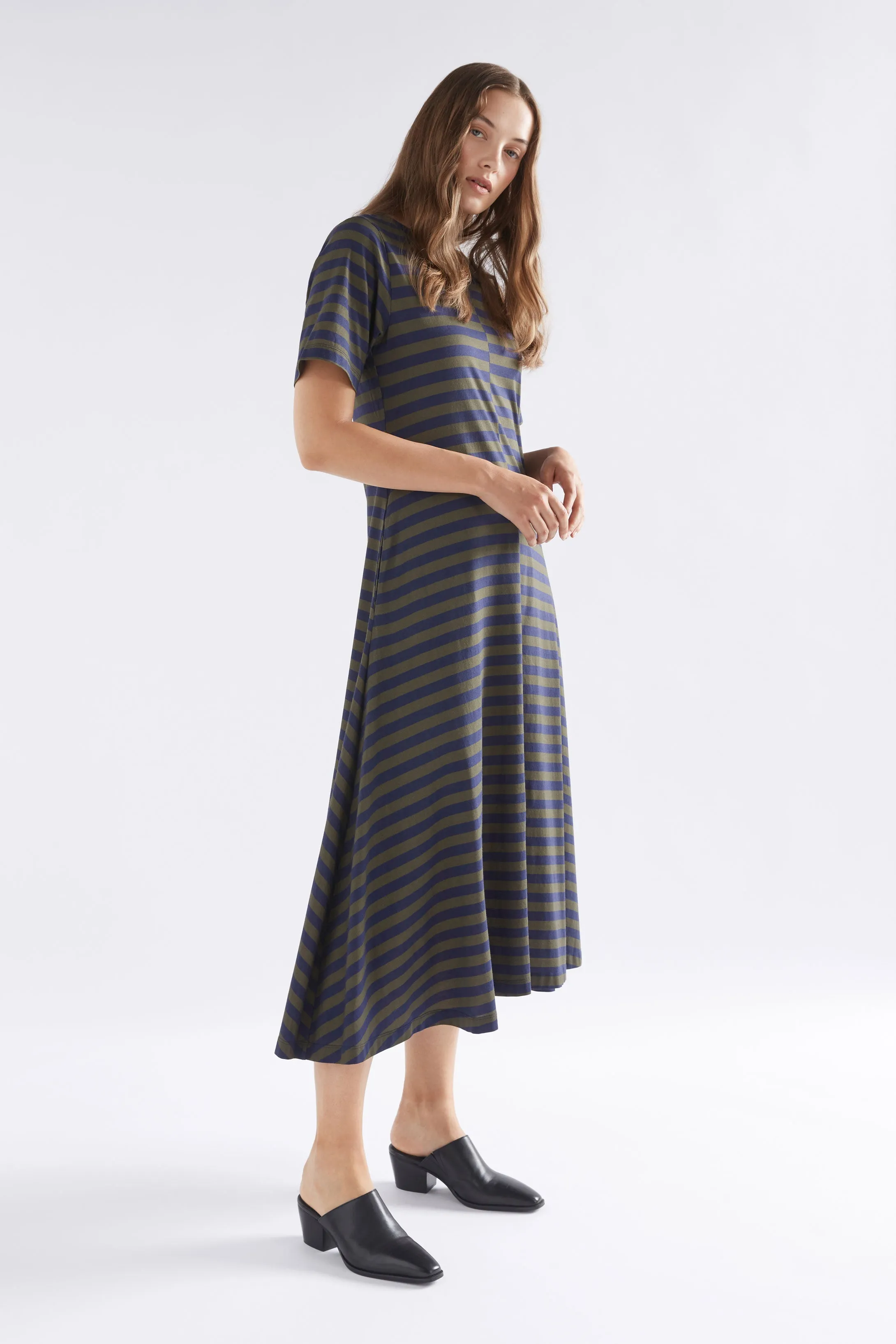 Dega Stripe Tshirt Dress