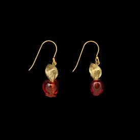 Delicious Apple Earrings - Wire