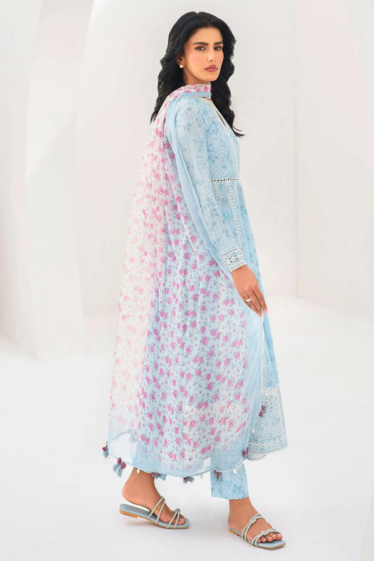 EMBROIDERED LAWN USE-9106