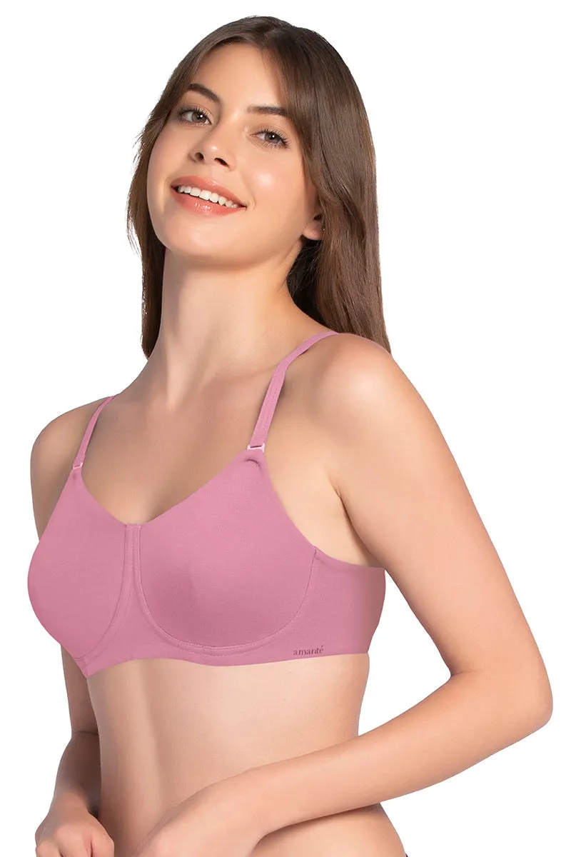 Essential Comfort Non-Padded Non-Wired Bra - Cashmere Rose