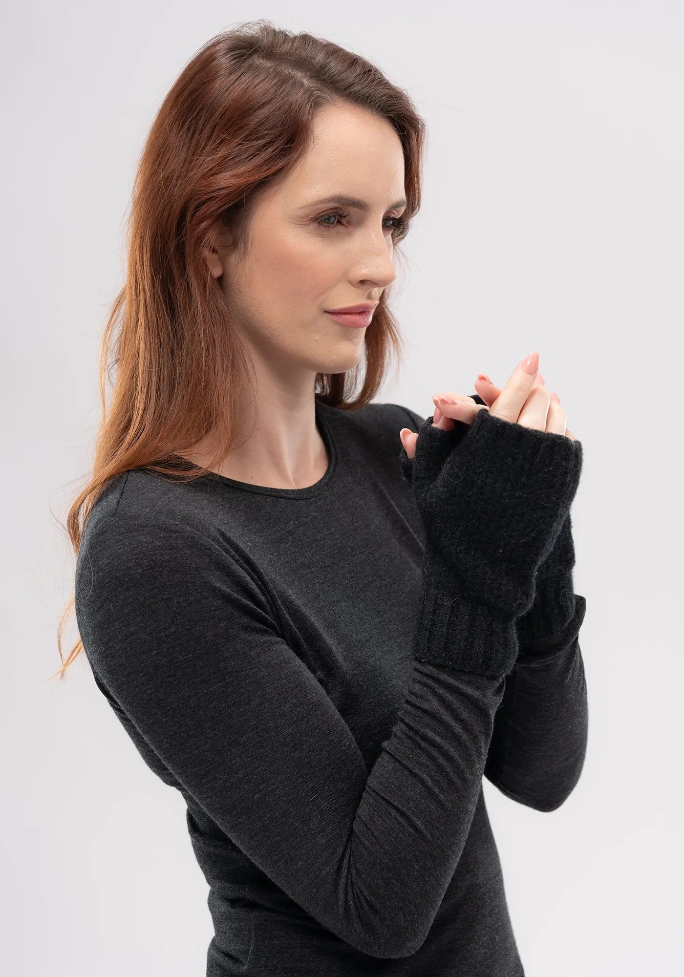 Finley Handwarmer - ZQ Certified Merino Wool, Possum Fibre, Silk Handwarmer - Made in New Zealand