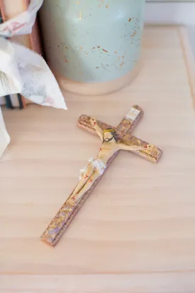 Floral Wall Crucifix