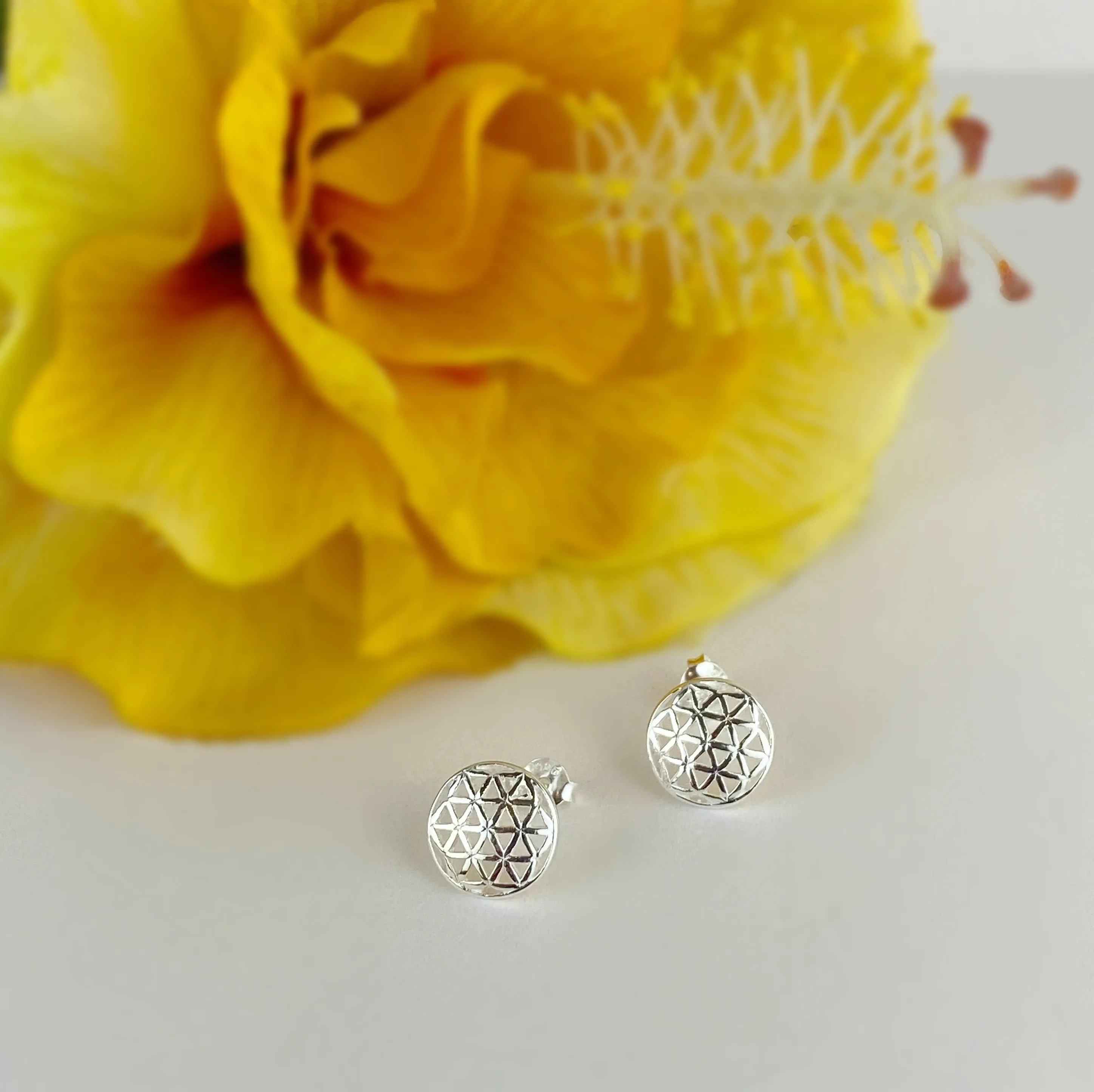 Flower Of Life Earrings - VE567