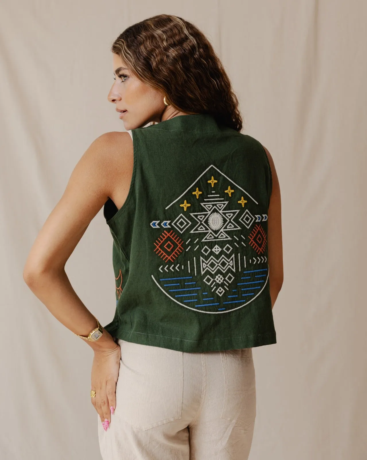 Freebird Vest Olive