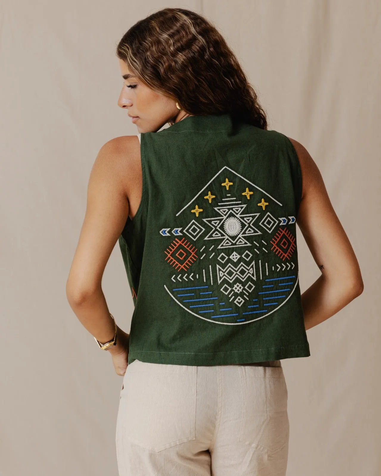 Freebird Vest Olive