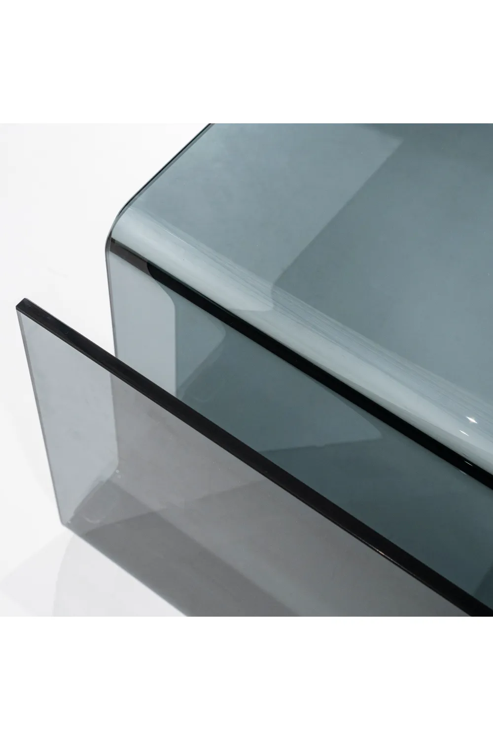 Glass Modern Side Table | By-Boo Shadow