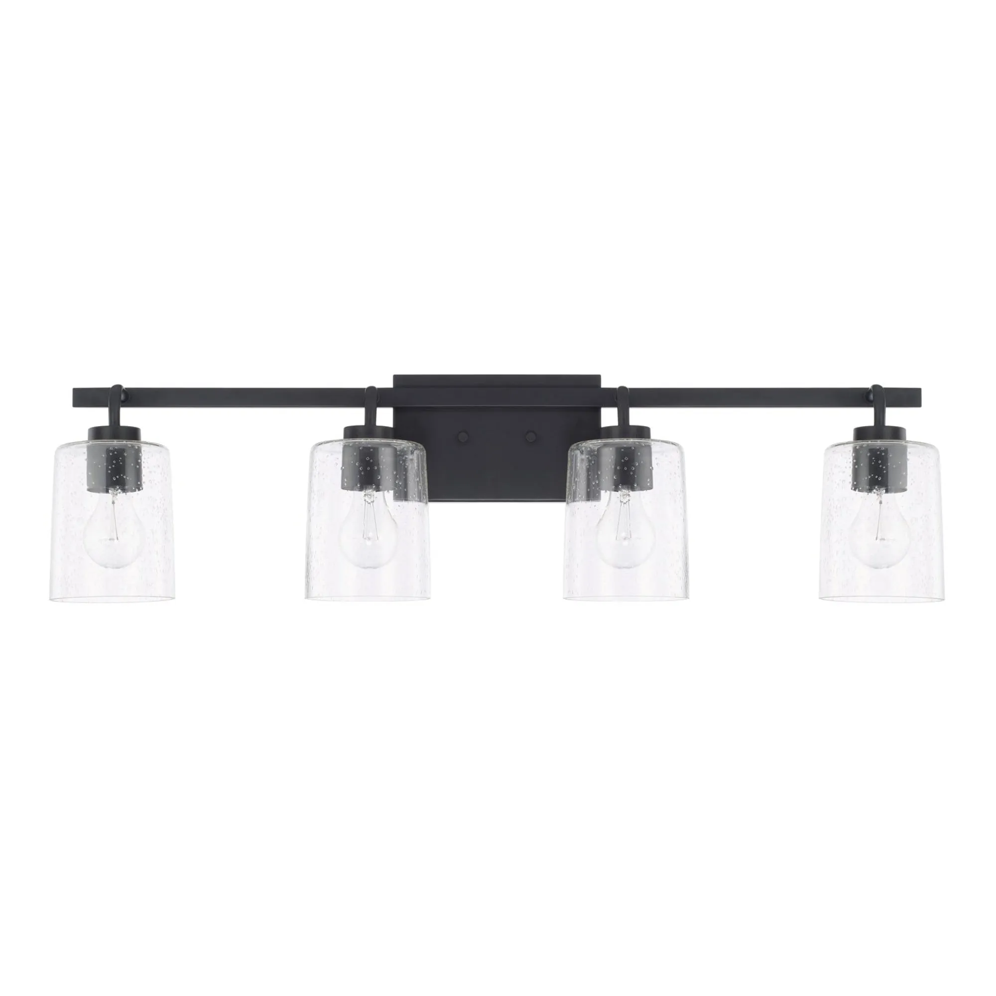 Greyson Four Light Vanity Fixture - Matte Black