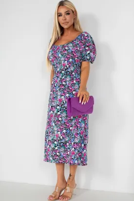 Gwyn Lilac Floral Dress