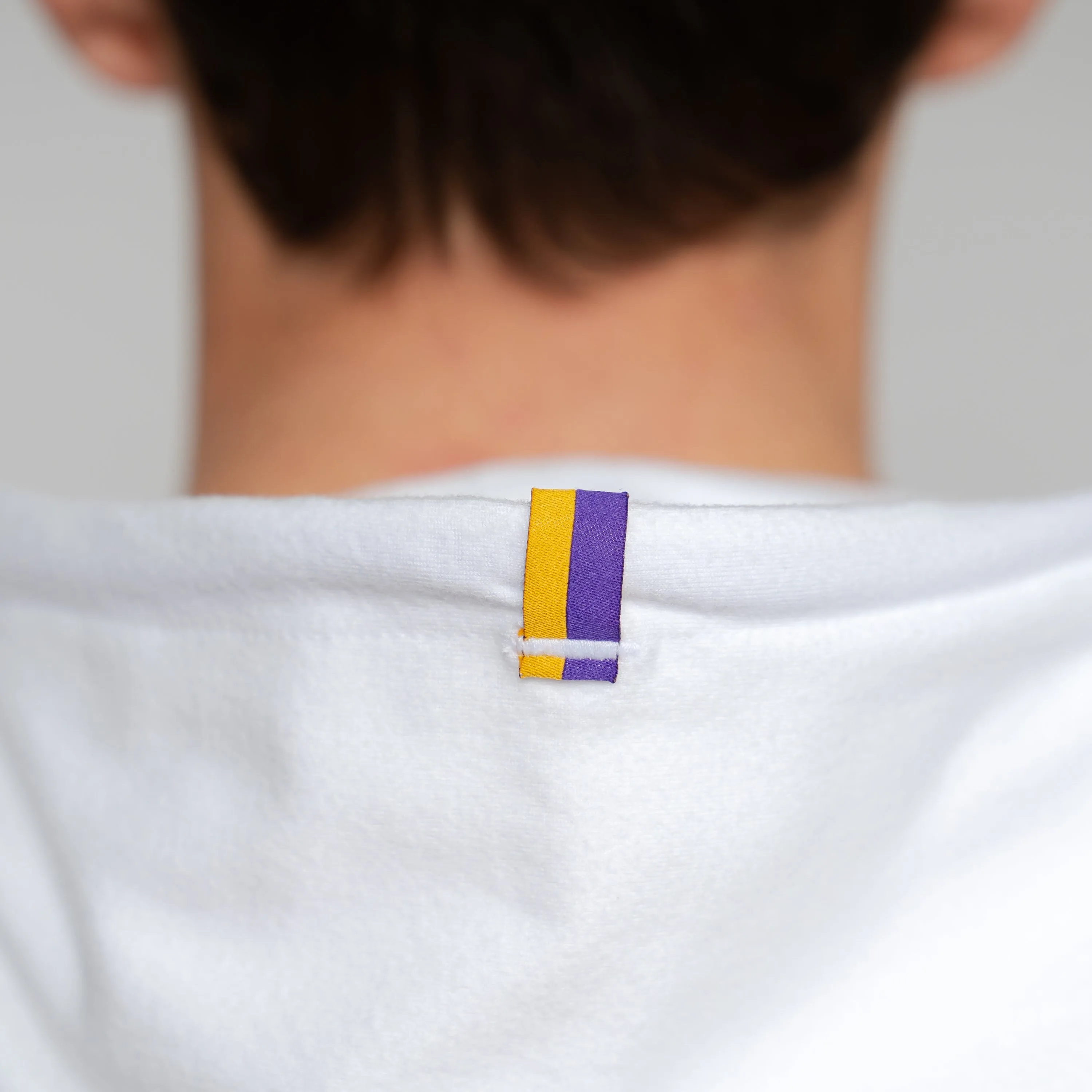 LSU Collegiate Hesi Hoodie - Solid White