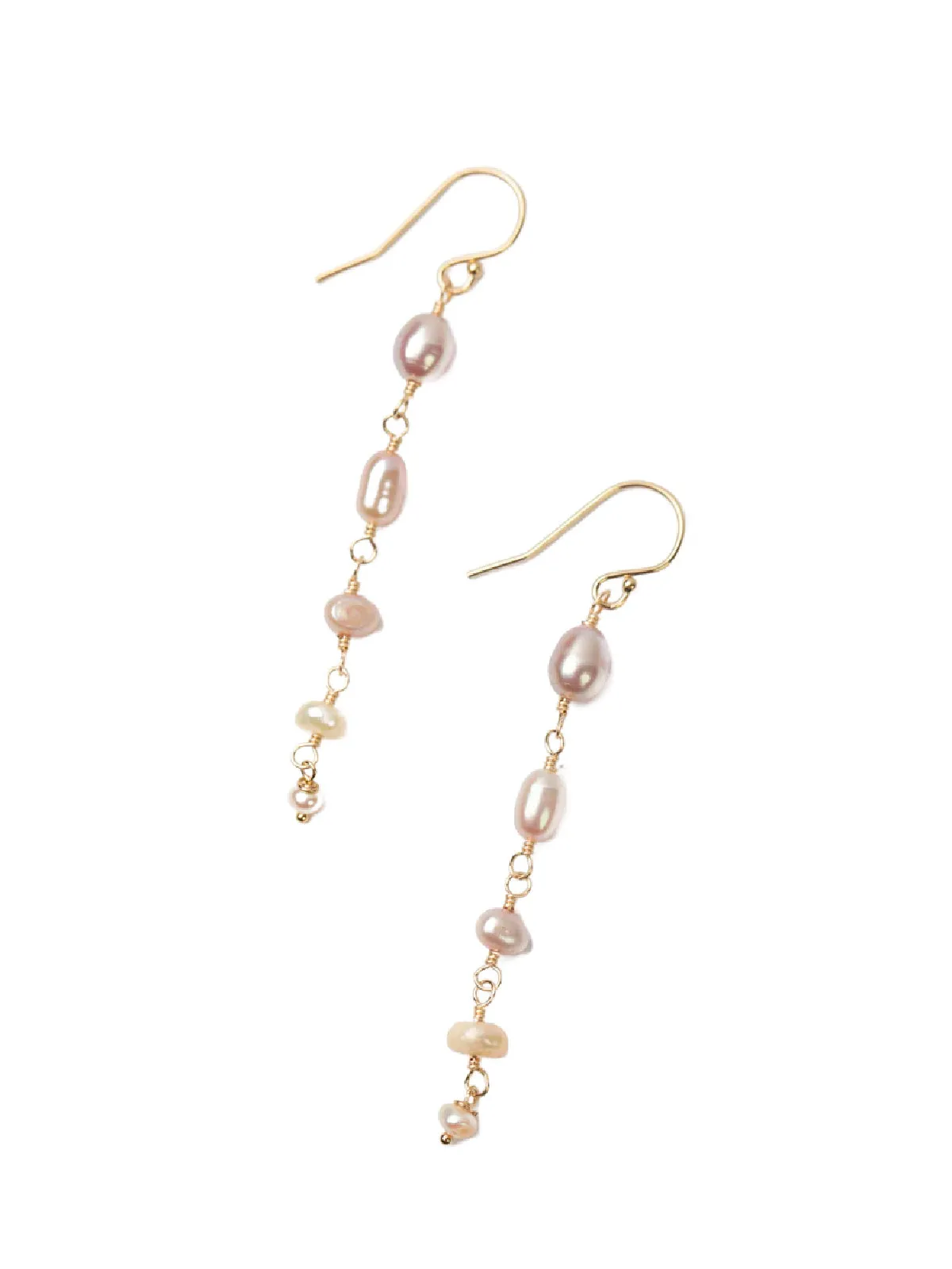 Hope Freshwater Pearl Ombre Dangles by Anne Vaughan