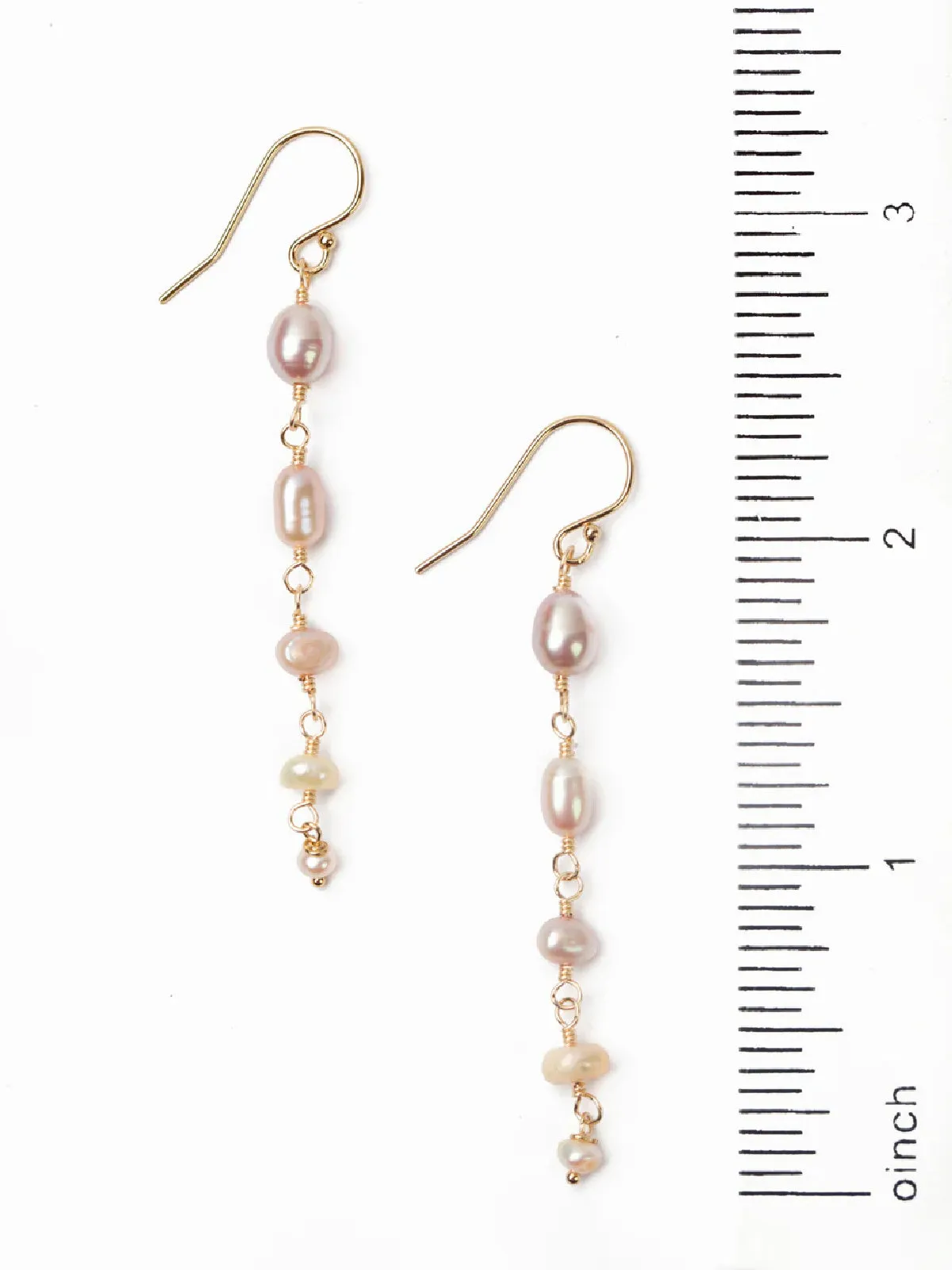 Hope Freshwater Pearl Ombre Dangles by Anne Vaughan