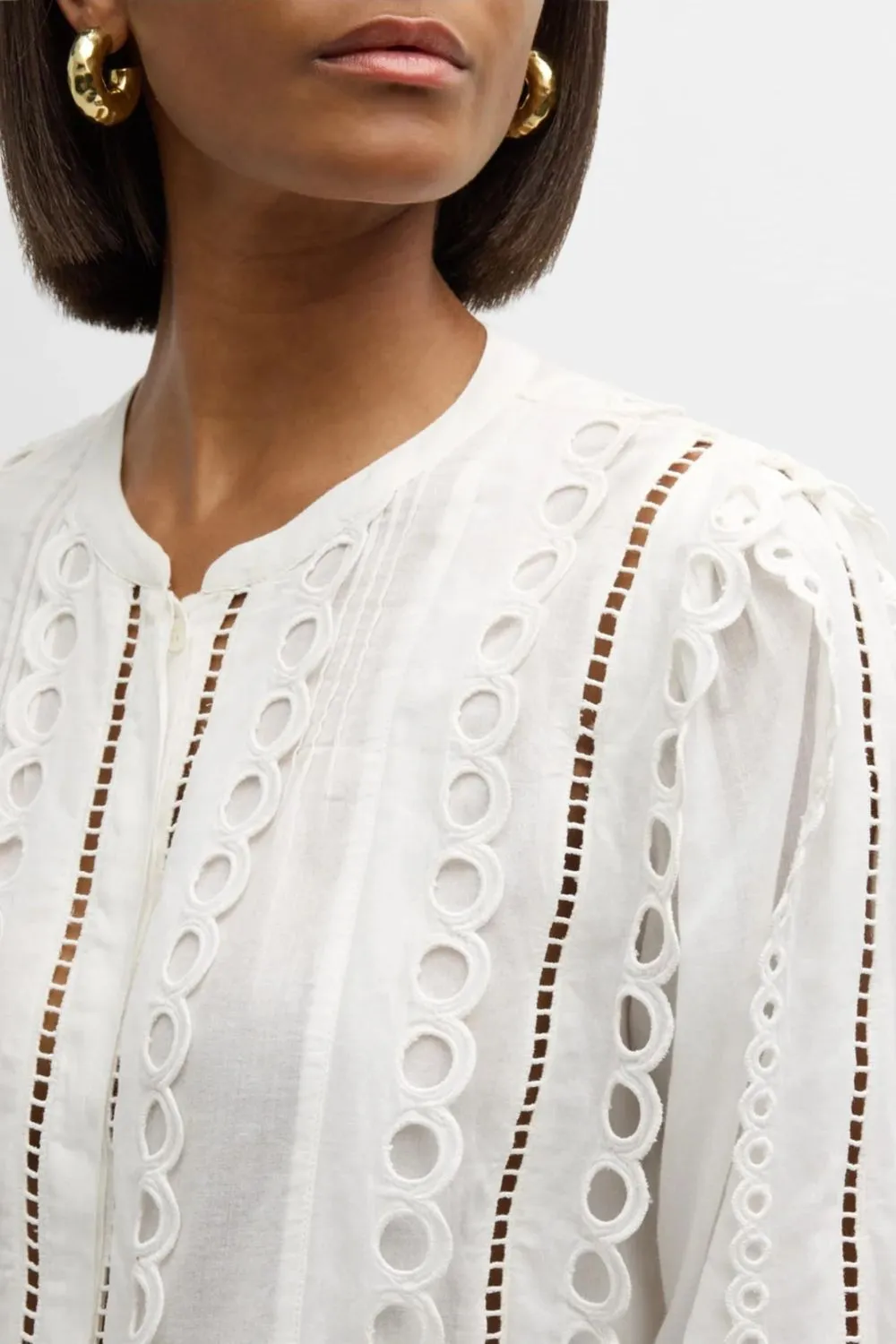 Kava Top in Soft White