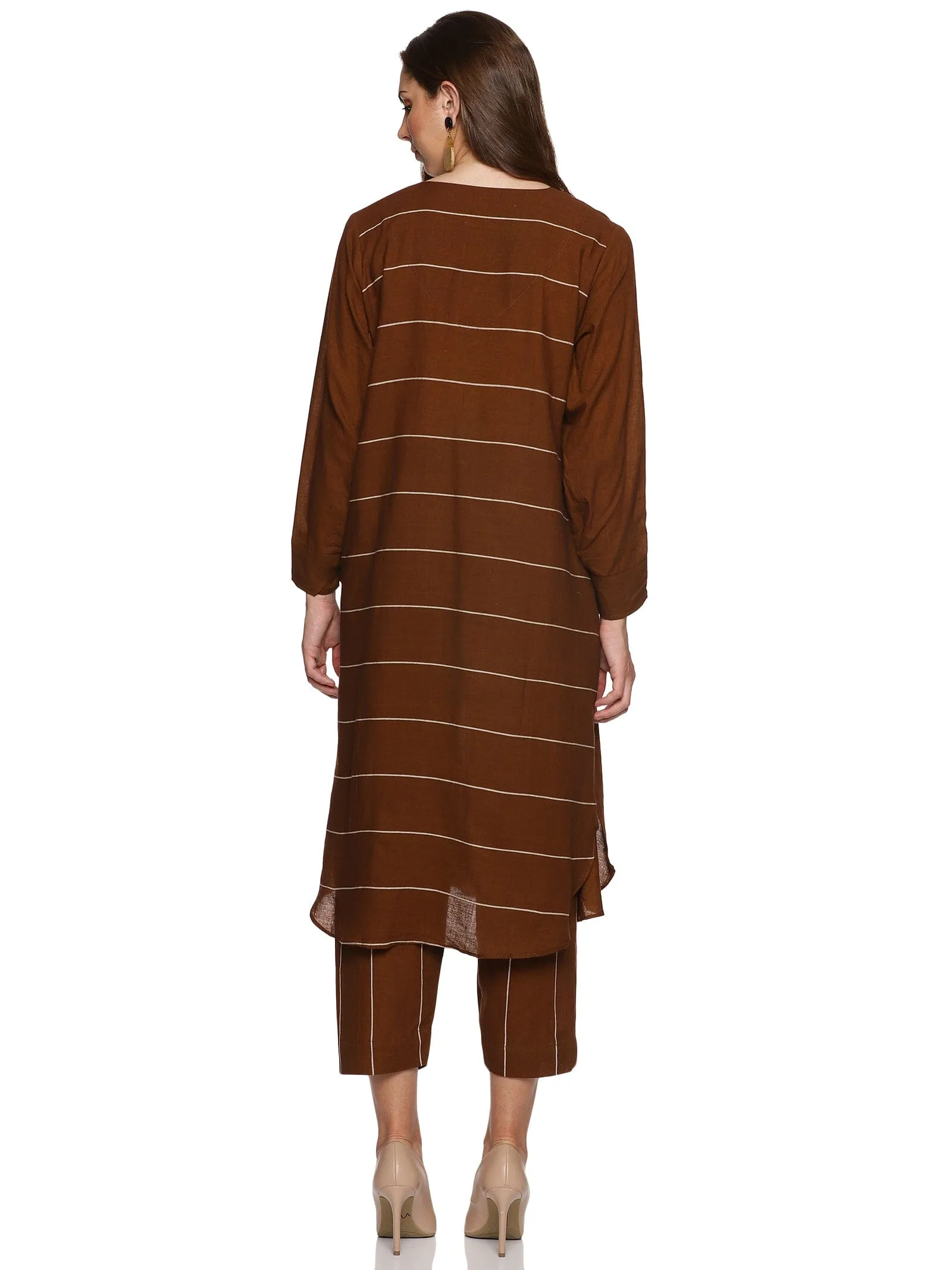 Kiona brown handloom kurti