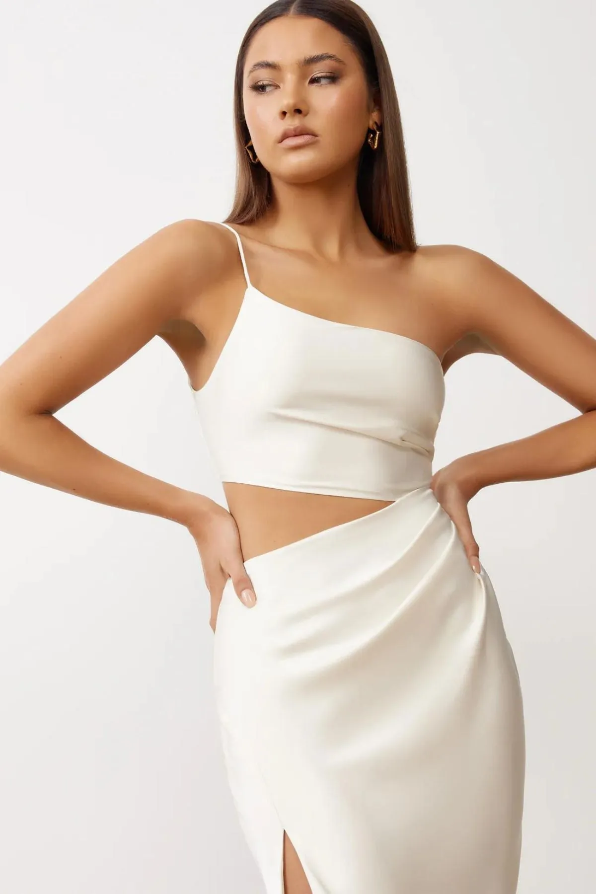 LEXI Delta Dress (Oyster White) RRP $349