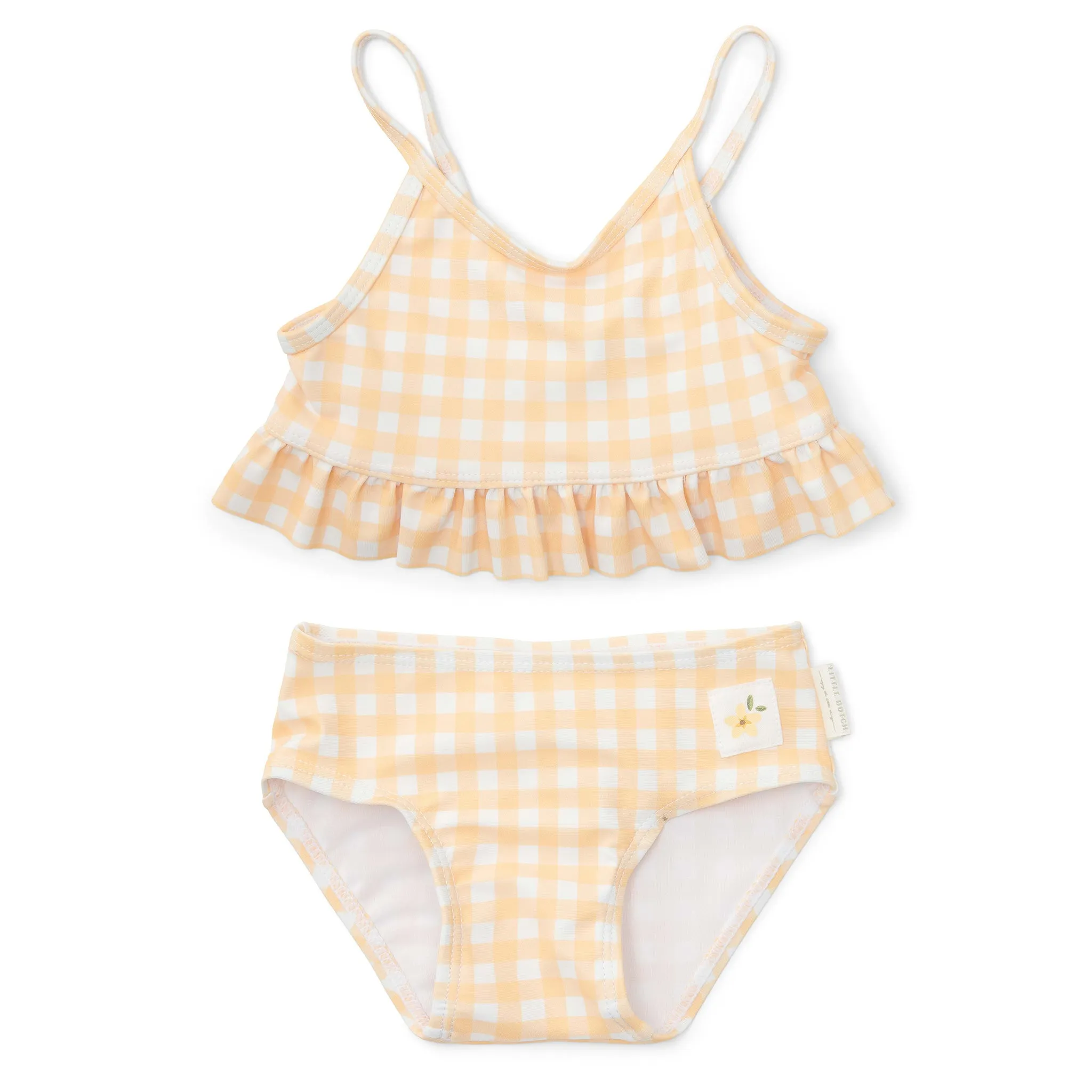 Little Dutch Flounce Bikini - Sunshine Checks