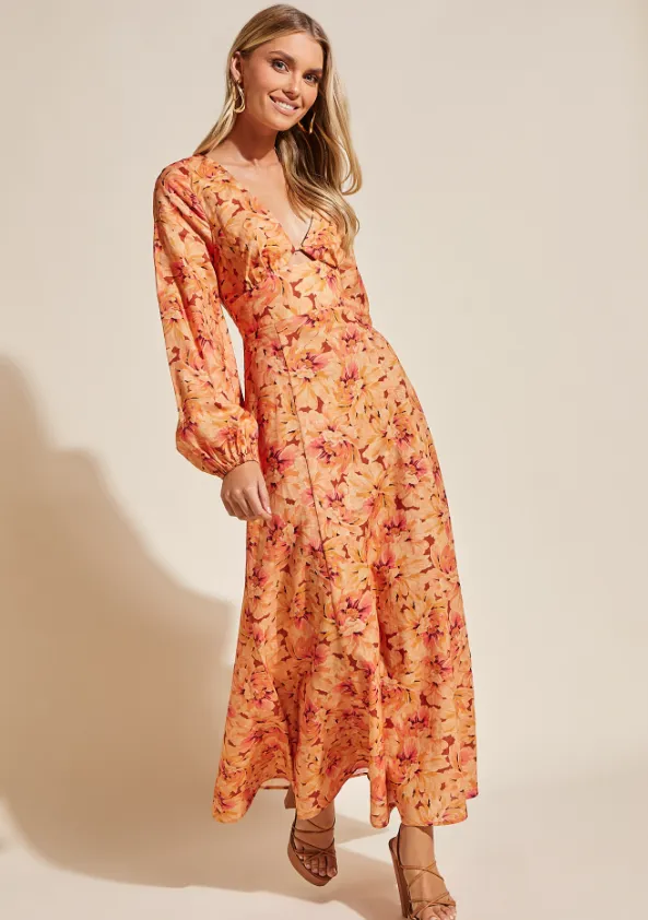 Maraien  Maxi Dress - Valencia Print