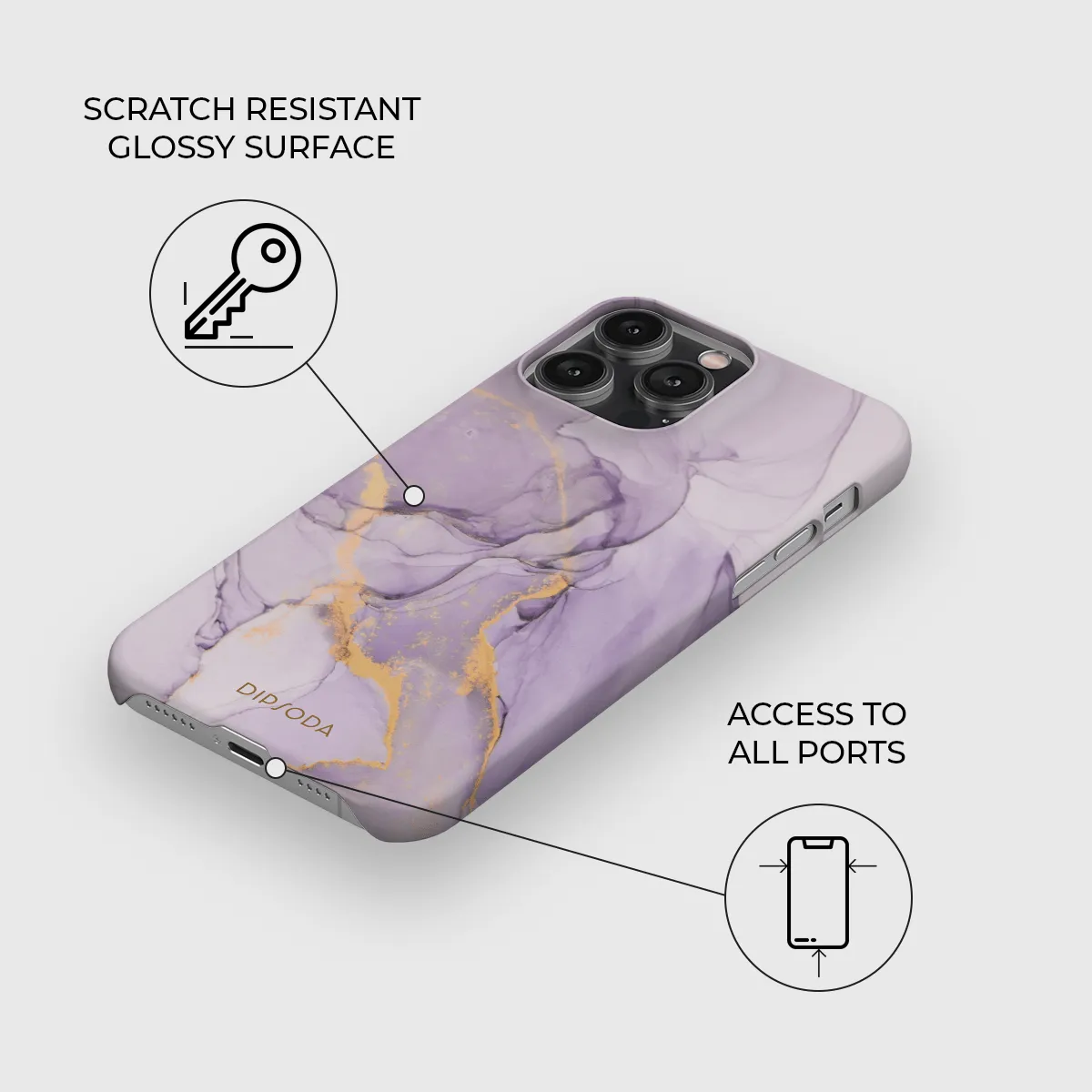 Mauve Mist Phone Case