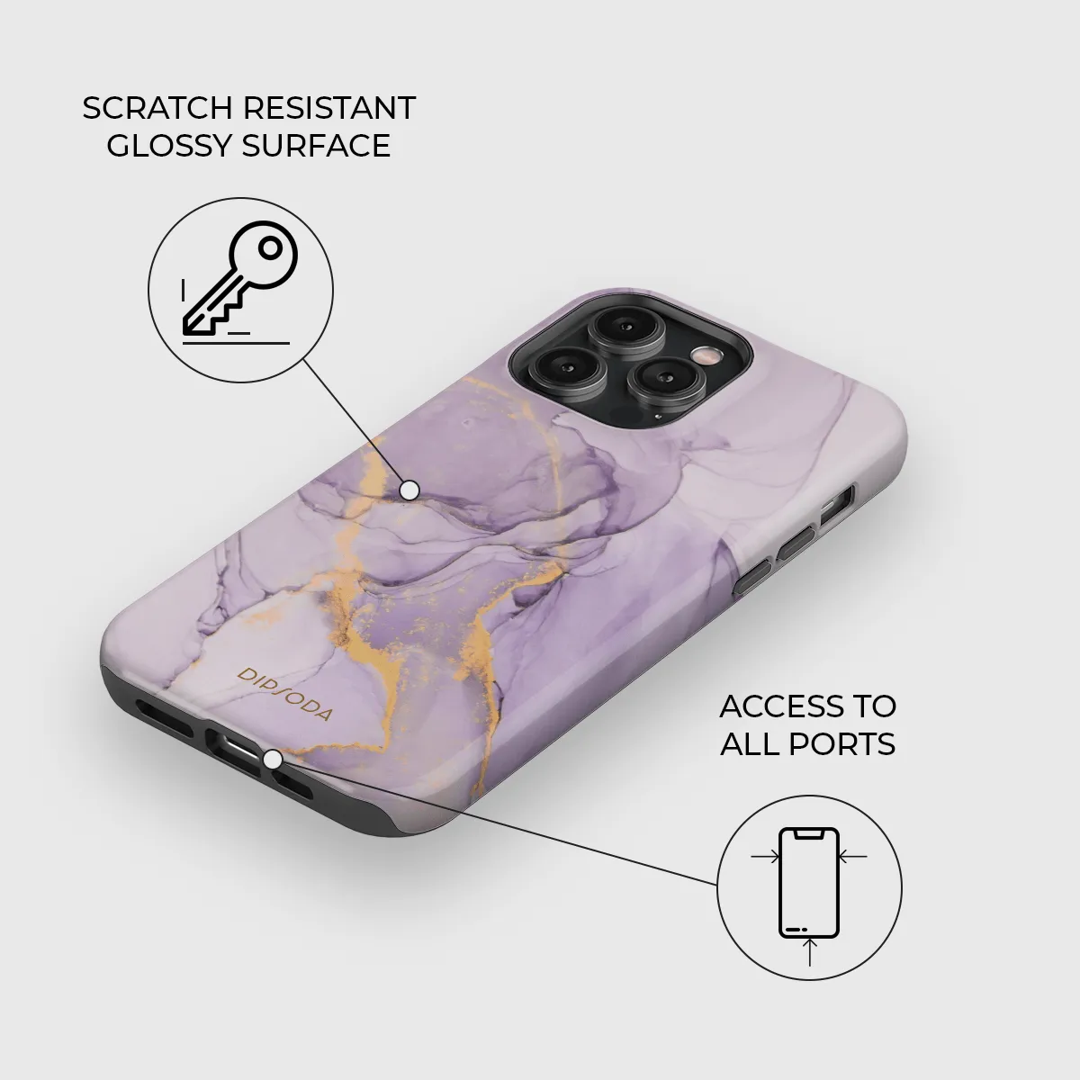 Mauve Mist Phone Case