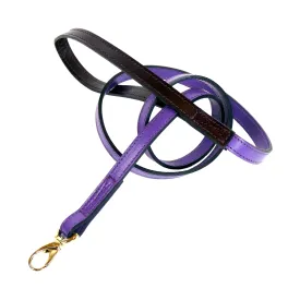 Mayfair Dog Leash in Grape, Wine & Gold