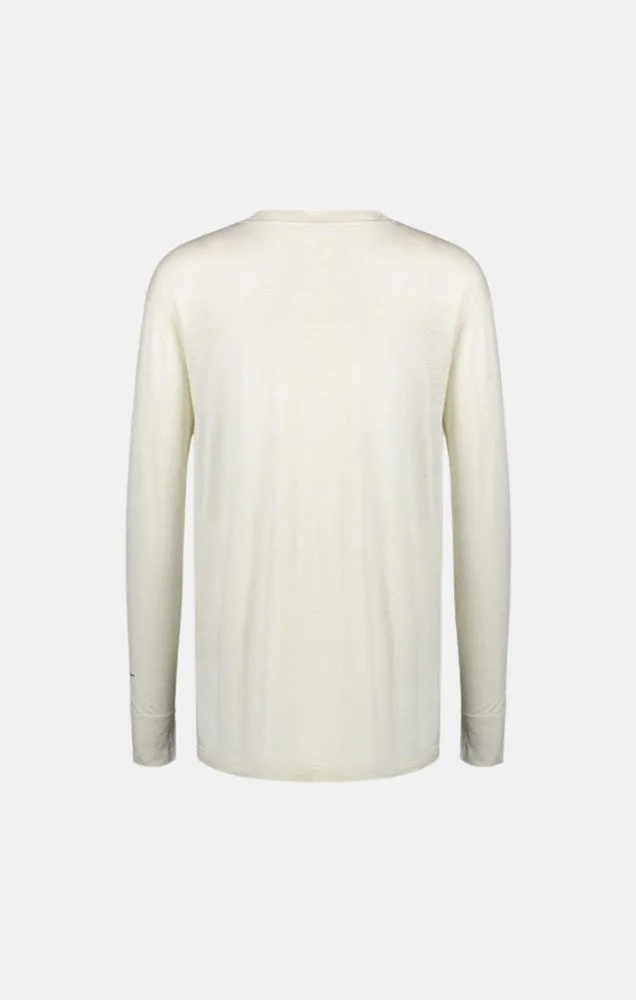 Merino Long Sleeve Tee | Capsize - Off White - Women's