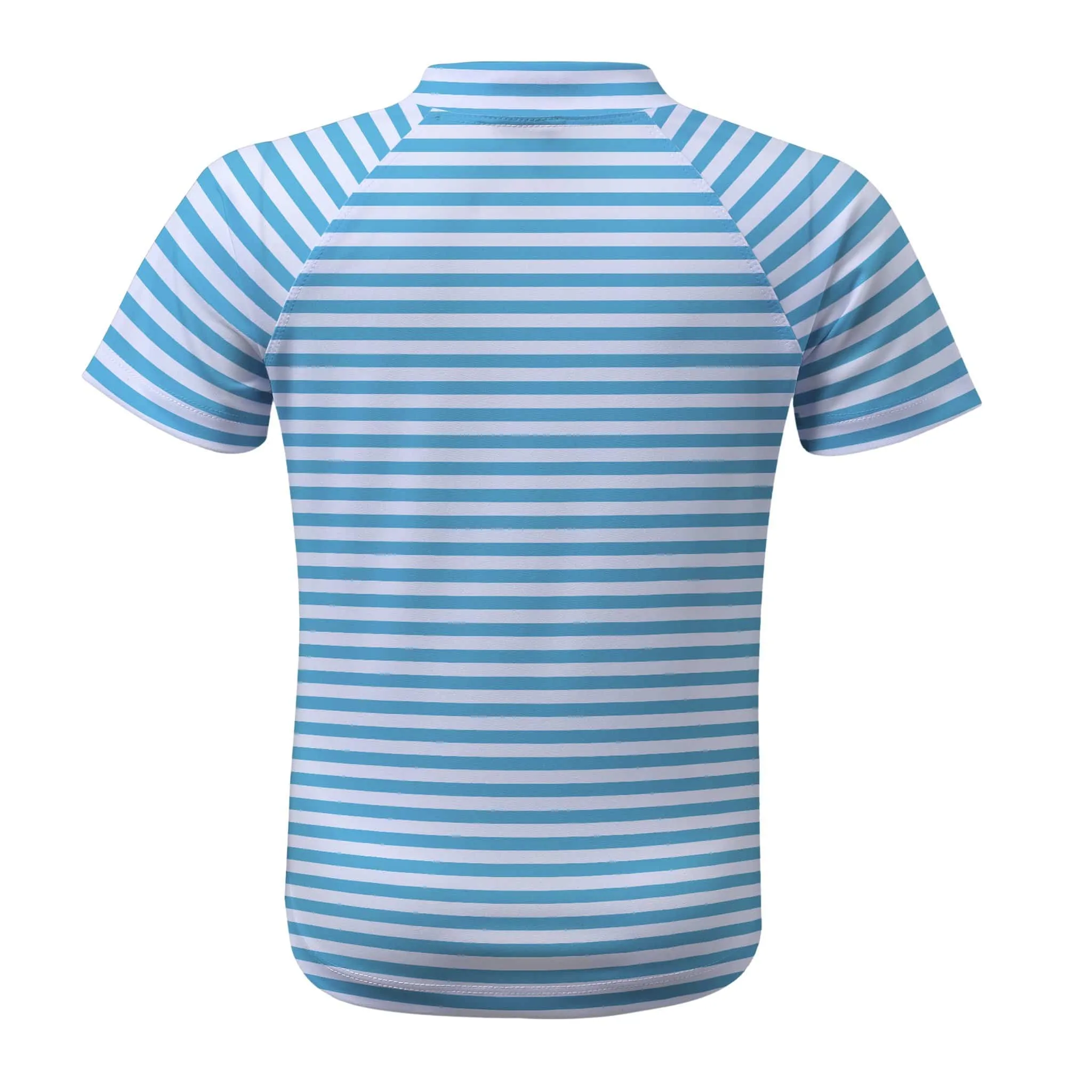 Noosa Blue Stripe Short Sleeve Rashie