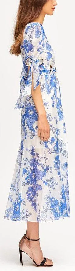 'Only Everything' Midi Dress, Blue