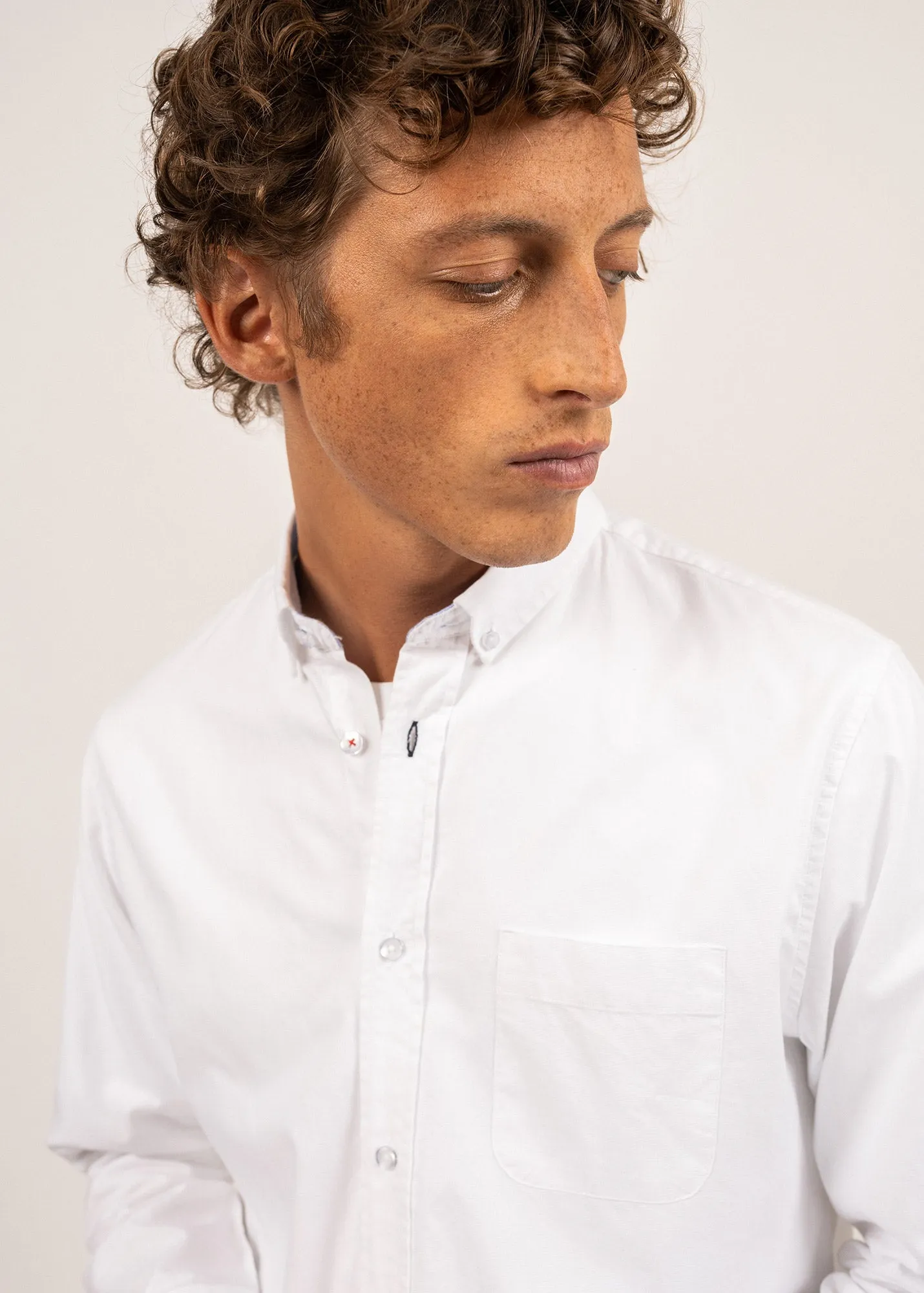 Oran classic shirt - in organic cotton (BLANC)