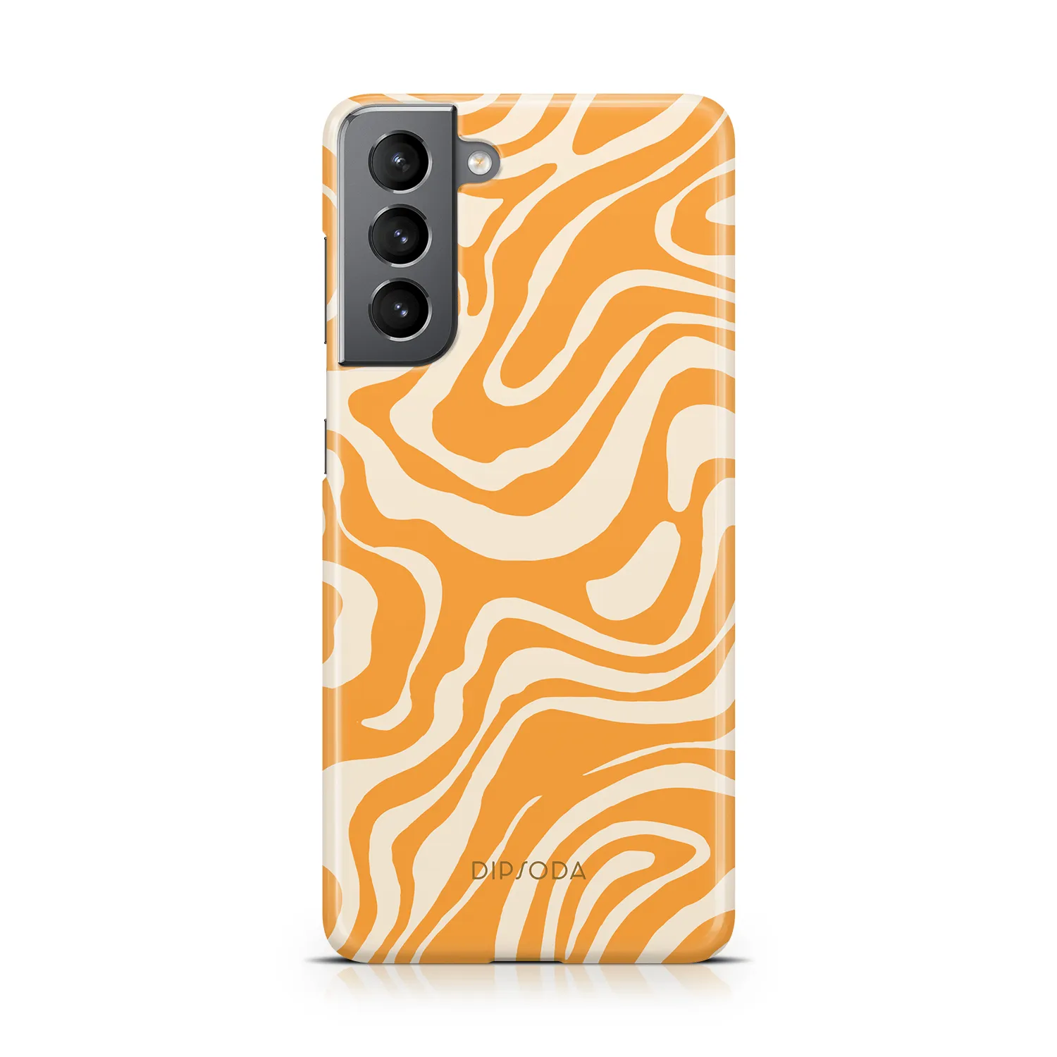 Orange Waves Phone Case