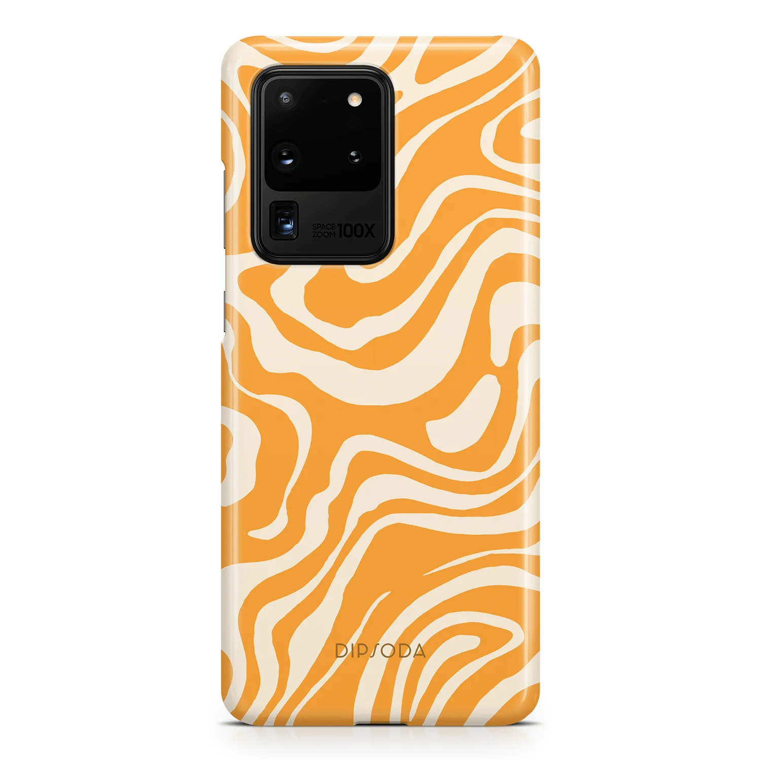 Orange Waves Phone Case