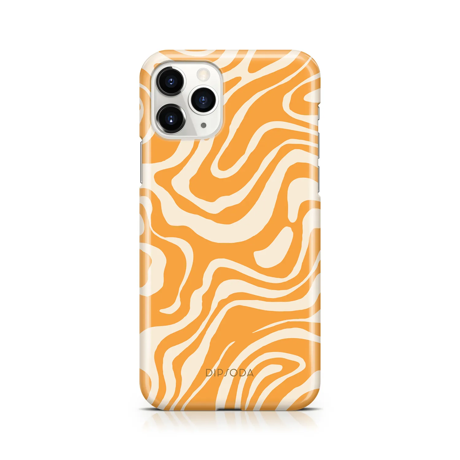 Orange Waves Phone Case