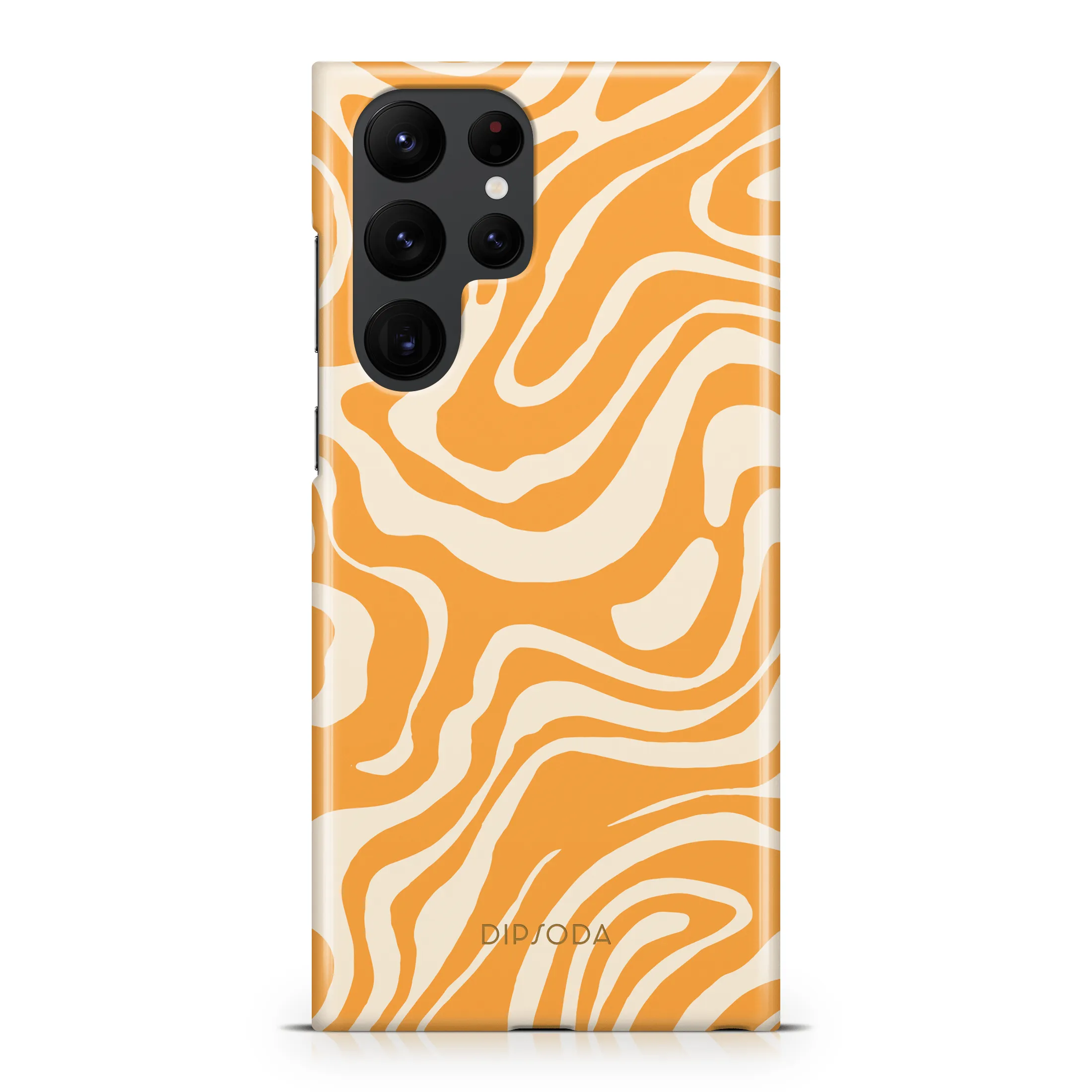 Orange Waves Phone Case