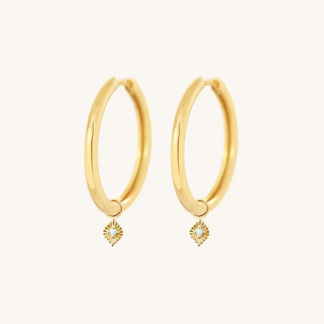 Pillar Plain Hoops