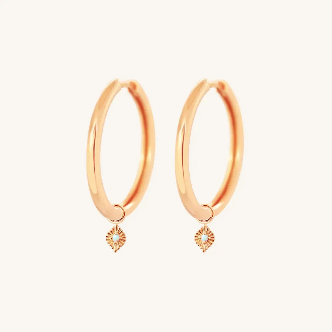 Pillar Plain Hoops