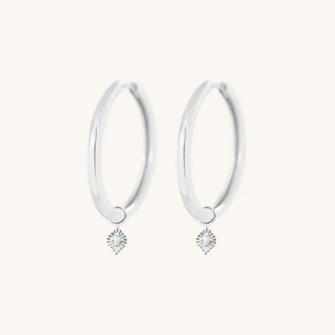 Pillar Plain Hoops