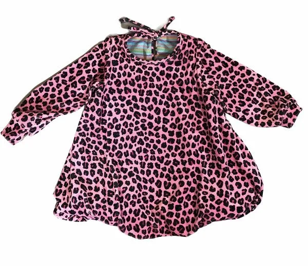 Pink Leopard Bubble Dress