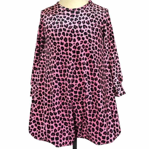 Pink Leopard Bubble Dress