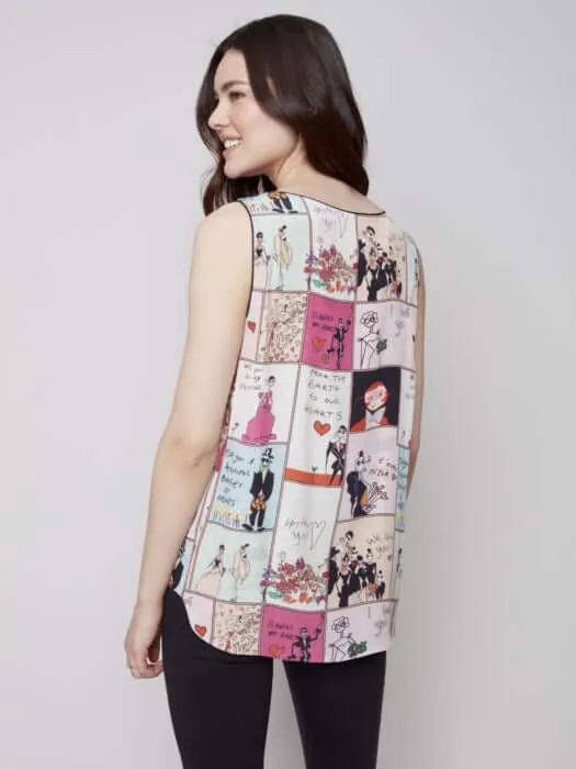 Printed Reversible Cami