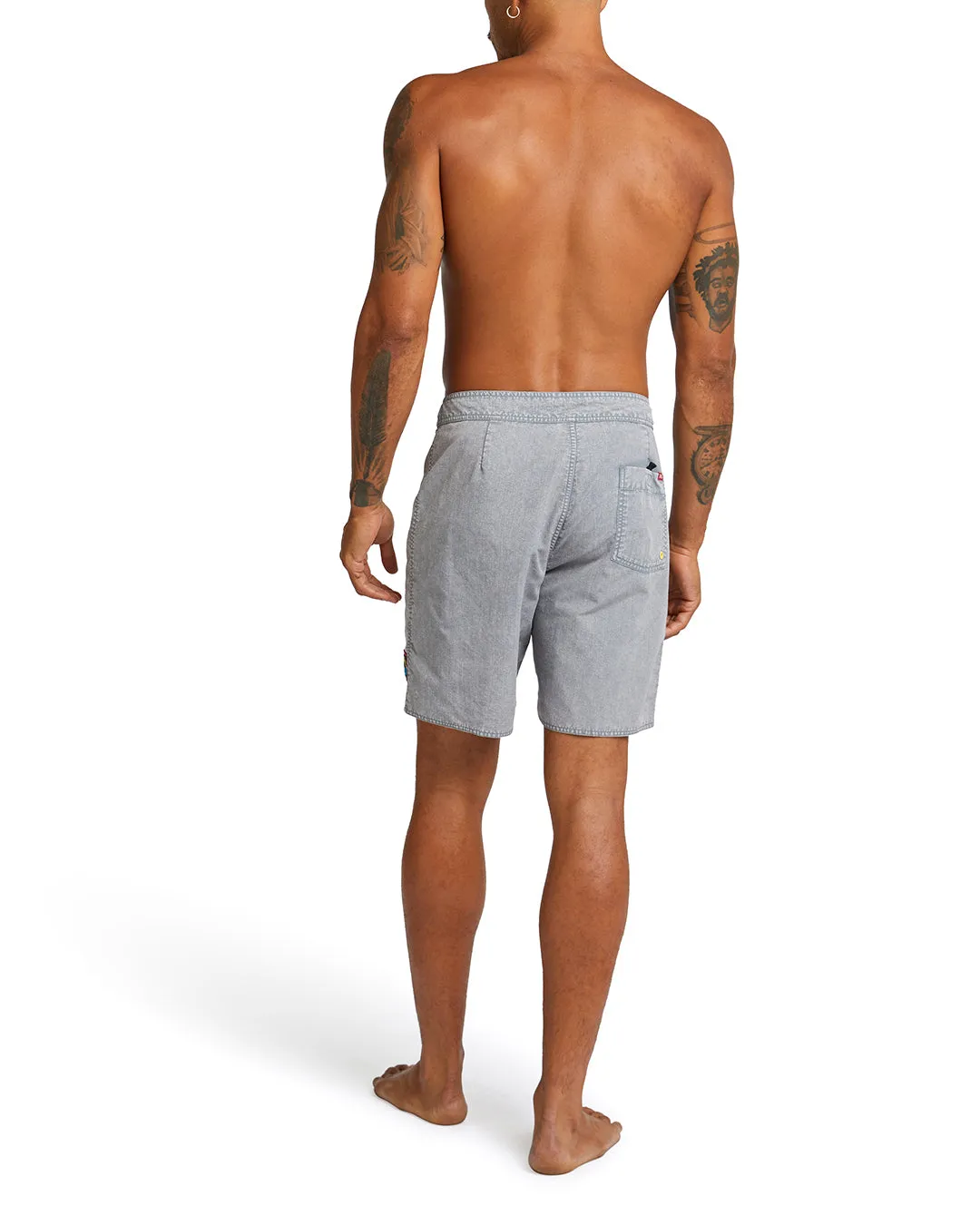 PULSE ACID BOARDSHORT - LIGHT GREY