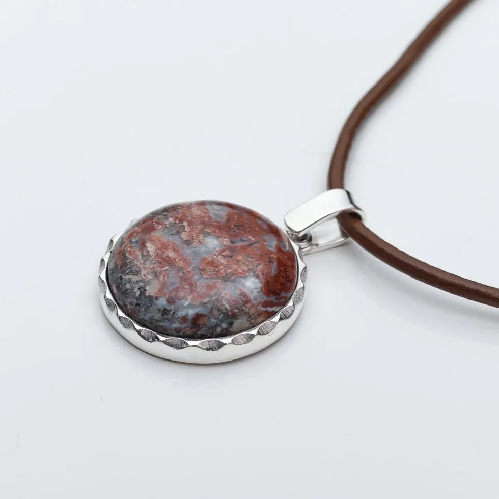 Red Larimar Specimen Pendant Hype