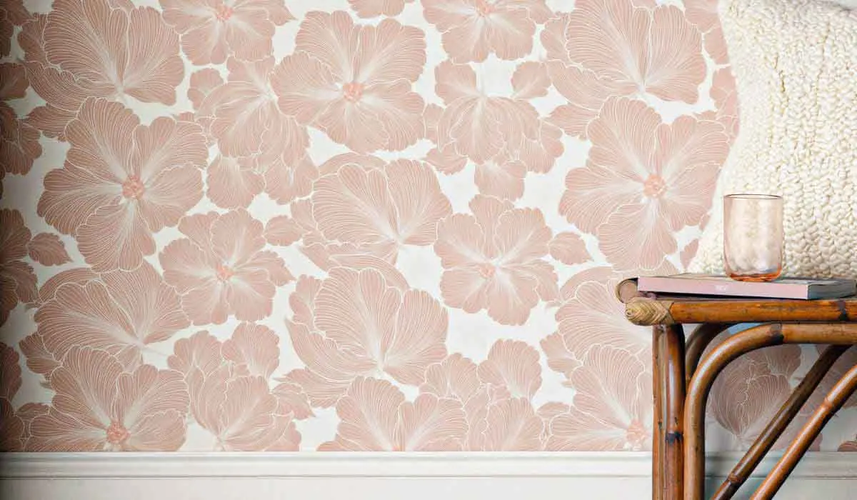 Rockett St George Bohemian Bloom Blush Wallpaper