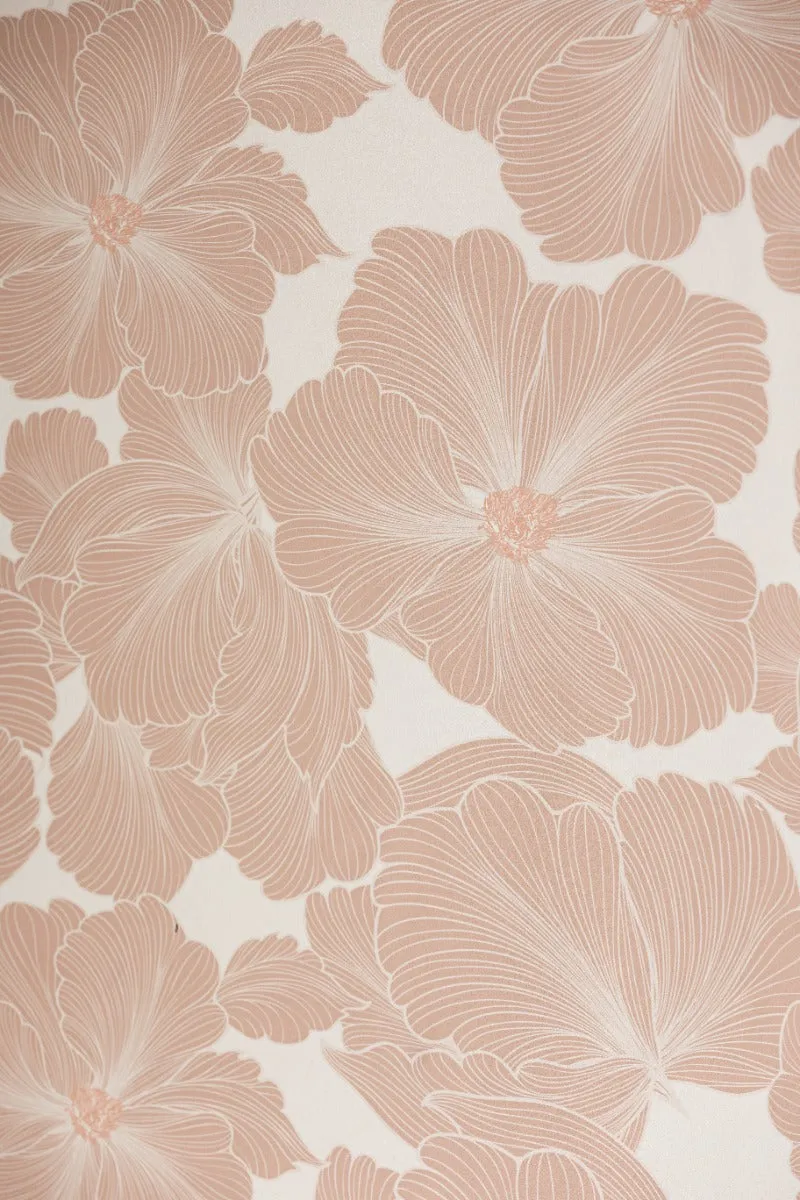 Rockett St George Bohemian Bloom Blush Wallpaper